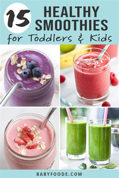 The Most Satisfying Smoothie Recipes For Kids Easy Recipes To Make At