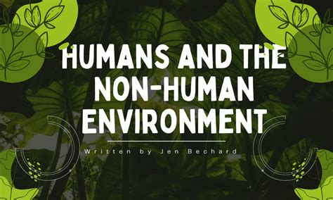 Humans And The Non Human Environment Exceptionalism Vs