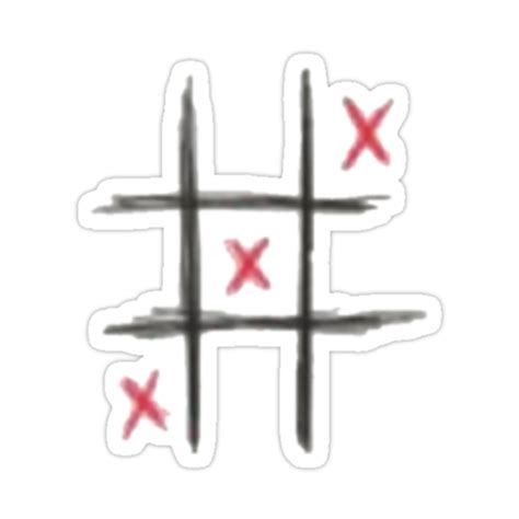 Louis Tomlinson Tic Tac Toe Tattoo Stickers By Rebeccab27 Redbubble