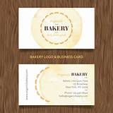 Bakery Business Card Template Free Download