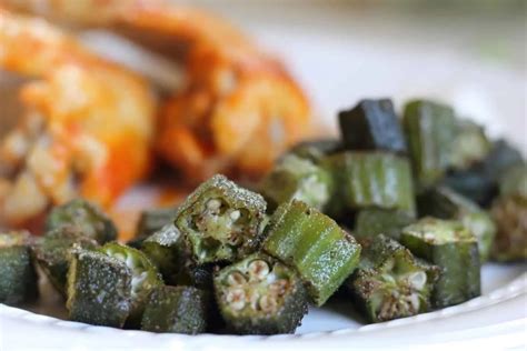 Easy Oven Roasted Okra The Kitchen Garten