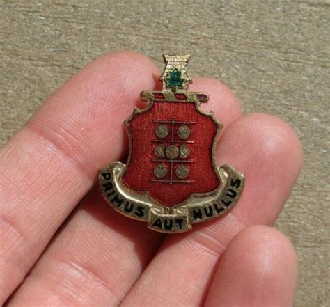 Pre Ww2 Us Army 1st Field Artillery Battalion Di Dui Distinctive