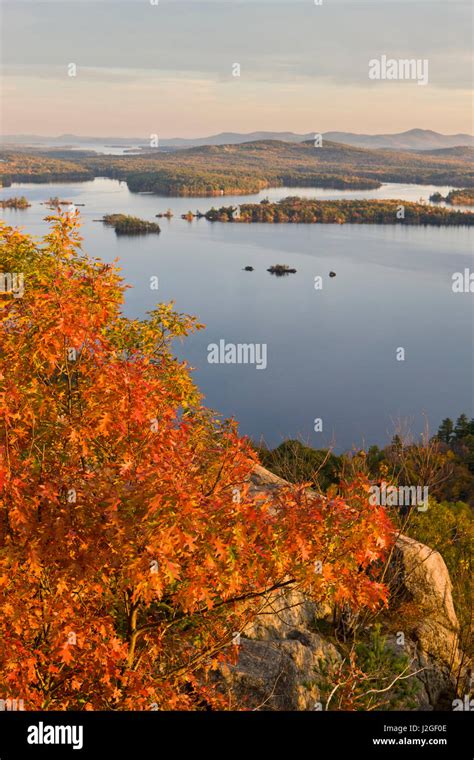 View Of Squam Lake From West Rattlesnake Mountain In Holderness New