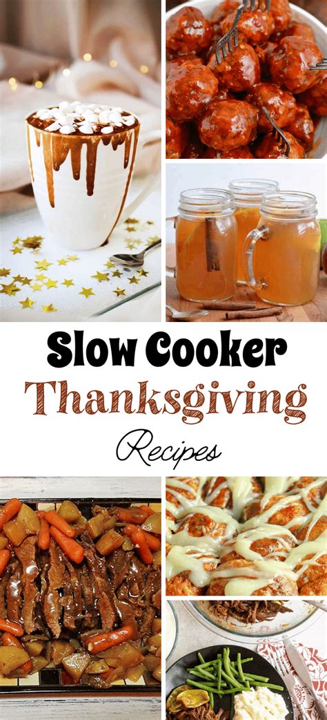 Slow Cooker Thanksgiving Recipes