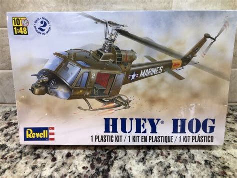Revell 148 Huey Hog Helicopter Plastic Model Kit For Sale Online Ebay
