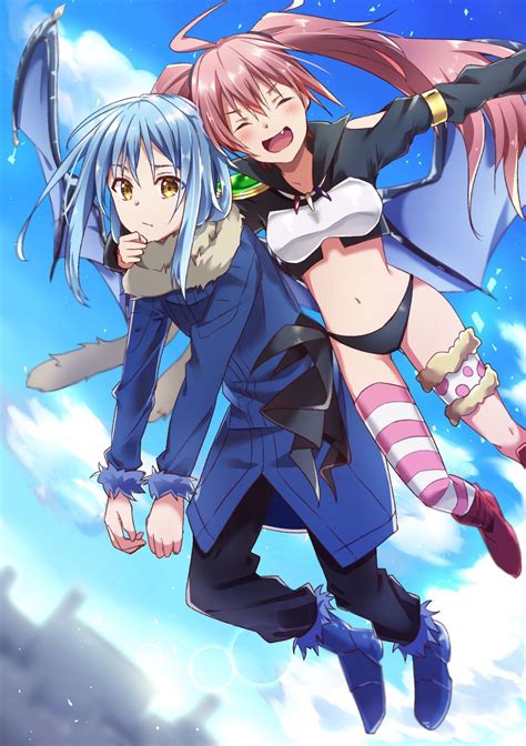 Rimuru Tempest Y Milim Ken Anime Manga Anime Anime Demon Anime Art