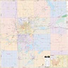 Kalamazoo County, MI Wall Map - The Map Shop