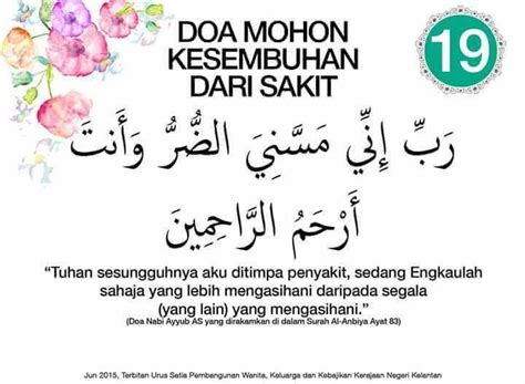 Himpunan Doa Harian dalam Rumi & Arab bersama Terjemahan Maksud