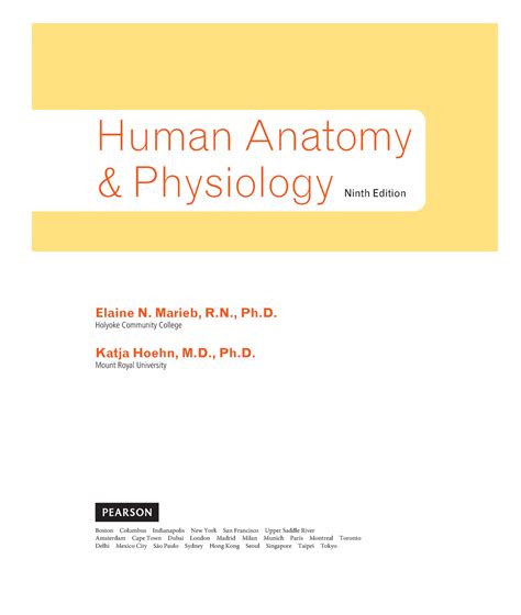 Marieb Human Ant Phys 2 Human Anatomy And Physiology Ninth Edition