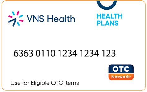 Your Over The Counter Otc Card Vns Health Health Plans