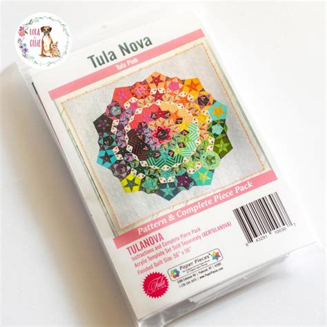 Tula Nova Quilt Kit Fabric Included Epp Kit English Paper Etsy