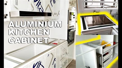 That is why aluminum kitchen cabinets are much more popular in singapore. PASANG KITCHEN CABINET ALUMINIUM | PART 1 - YouTube