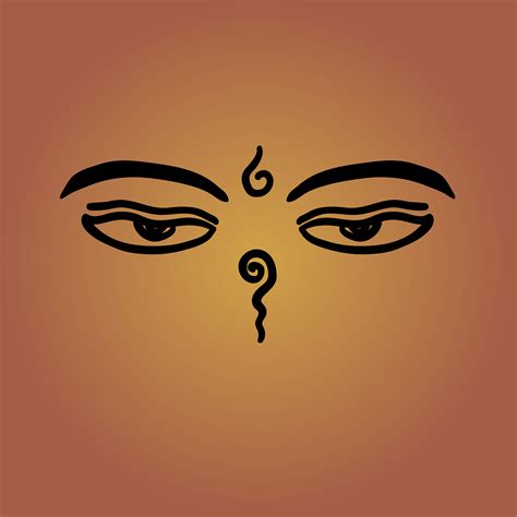 Eyes Of Buddha 545131 Vector Art At Vecteezy