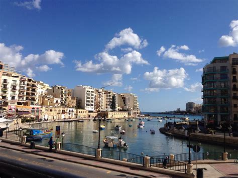 St Julians In Malta Malta New York Skyline Places To Visit Visiting