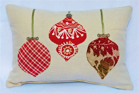 Sale Christmas Pillow With Beautiful Ornament Design Adorned With