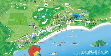 Sanya Yalong Bay Tourist Map Tourist Map Sanya Tourist