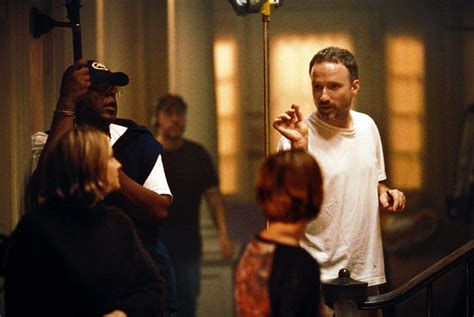 On The Set Of Panic Room 2002 L To R Jodie Foster Forest Whitaker