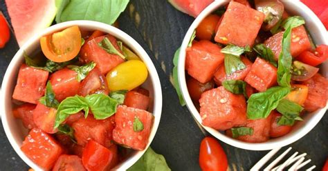 Watermelon Tomato Salad Veggies Save The Day