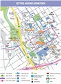 Detailed Map of Downtown San Jose - Ontheworldmap.com