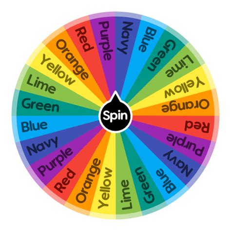 Rainbow Wheel Spin The Wheel Random Picker