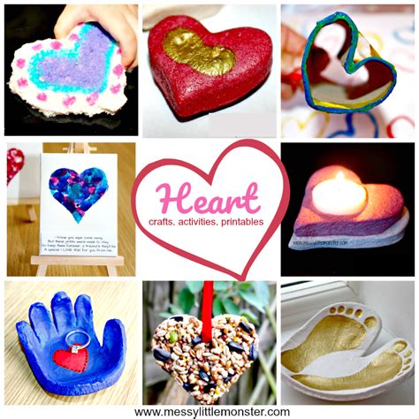 20 Heart Crafts Heart Activities And Heart Printables For Kids