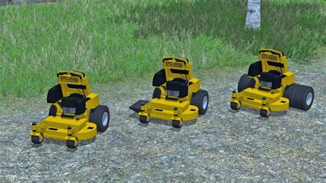 Mower Pack With Wright Staners V10 Fs17 Farming Simulator 17 Mod