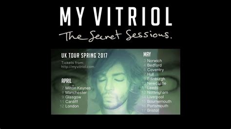 My Vitriol Days Live 2017 The Secret Sessions Tour Rehearsals Youtube