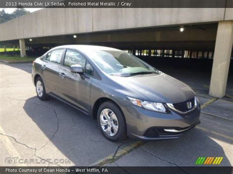 2013 honda civic sedan 4dr auto lx pzev. Polished Metal Metallic - 2013 Honda Civic LX Sedan - Gray ...