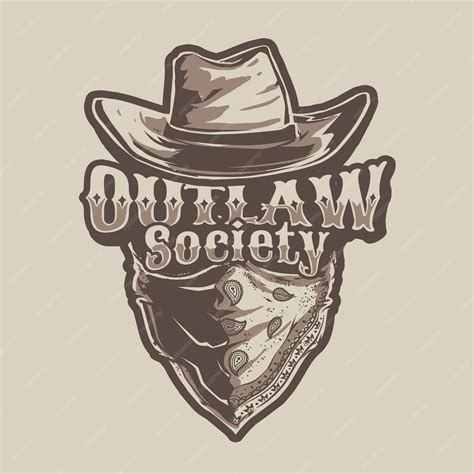 Premium Vector Cowboy Outlaw Illustration Theme