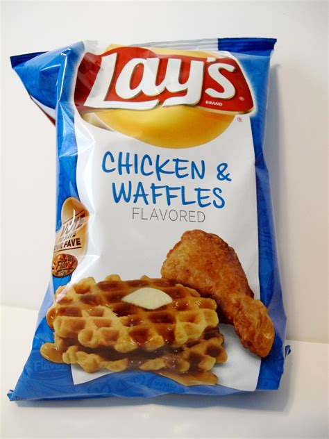 storymen extra homemade chicken and waffle flavored lay s potato chips