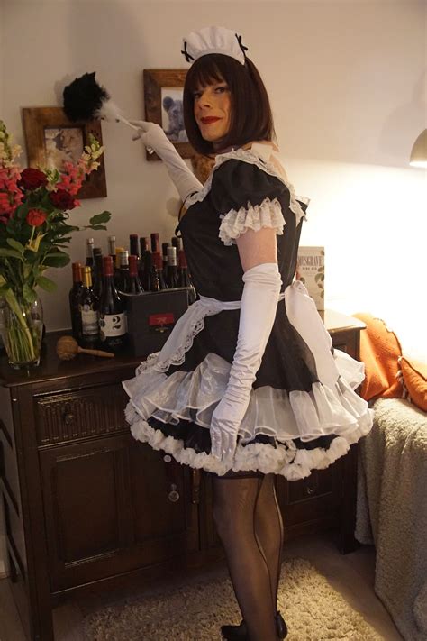 sissy maid maids crossdressers isabel high waisted skirt fantasy work people skirts