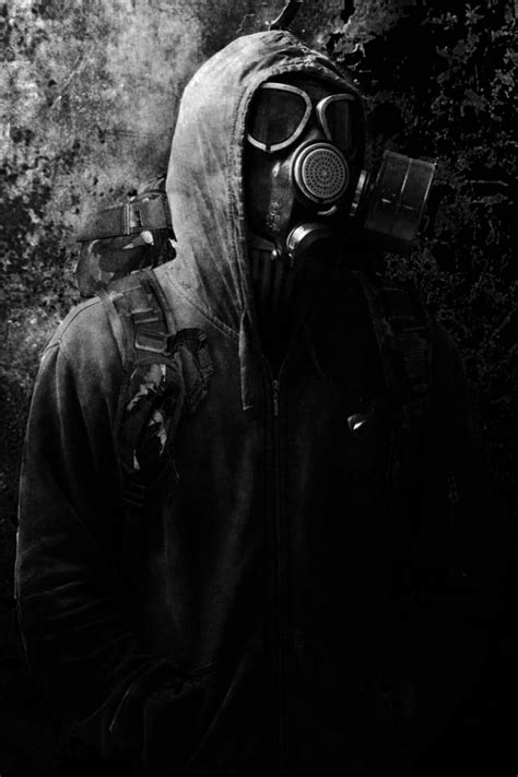 27 Anime Gas Mask Iphone Wallpaper