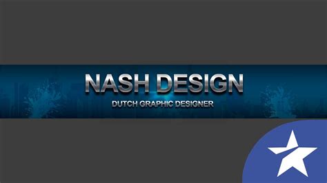 Speedart Nash Design Youtube Banner Youtube