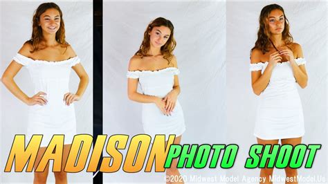 Madsion White Dress One In A Million Midwest Model Agency Youtube