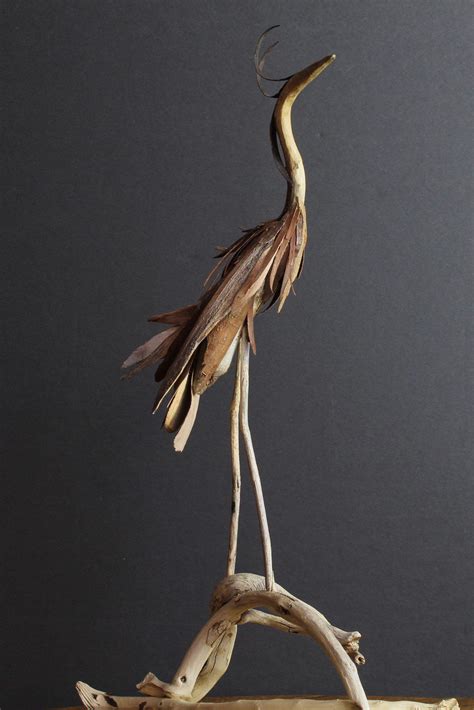 Art And Collectibles Sculpture Art Objects Driftwood Bird Sculpture Etna