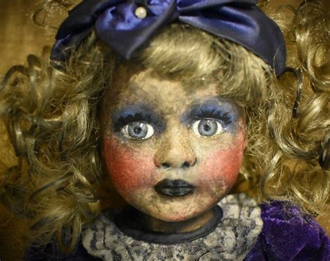 Creepy Doll Dark Art Victorian Haunted Woman Spooky Disturbing Zombie Dollz Original Demonic