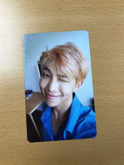 BTS Photocard RM On Mercari Photocard Photo Cards Bts