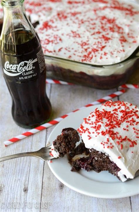 Cherry Coke Poke Cake Recipe Desserts Dessert Recipes Cake Recipes