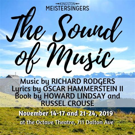 Prelude and the sound of music. The Sound of Music | Kingston Grand Theatre