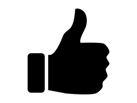 Thumbs Up Svg Digital Download Thumbs Up File Silhouette Like Svg
