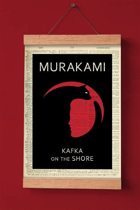 Kafka On The Shore Printable Book Cover Haruki Murakami Etsy