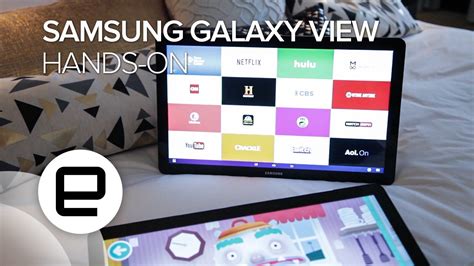 Samsung Galaxy View Hands On Youtube