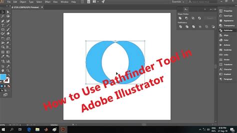 Adobe Illustrator Tutorial Pathfinder Tool YouTube