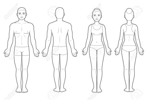 Blank Female Body Chart