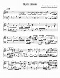 Kyrie eleison (Mozart Requiem) - Piano sheet music for Piano download ...