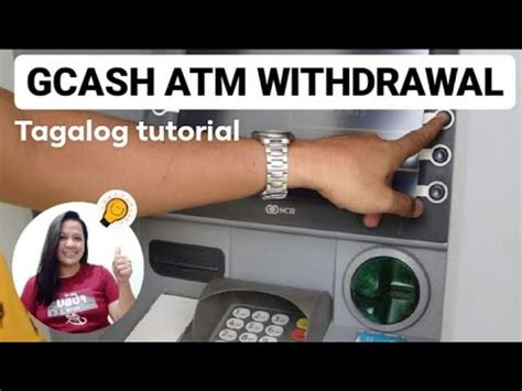 Paano MagWithdraw Sa ATM Machine Gamit Ang GCash MASTERCARD Tagalog