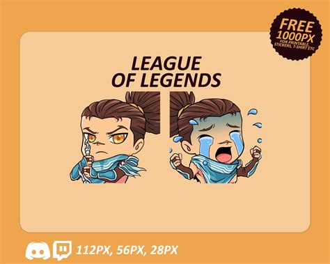 Yasuo Lol Emotes Yasuo Emotes League Of Legends Emotes Etsy