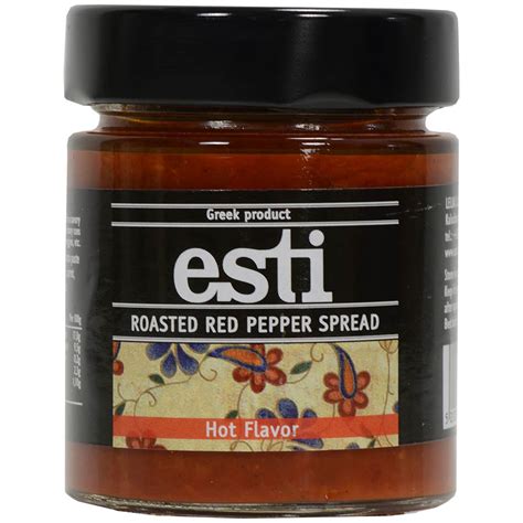 Roasted Red Pepper Spread Hot From Greece Red Pepper Dip Gourmet Food Store
