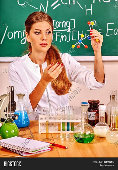 Chemistry Female Image And Photo Free Trial Bigstock