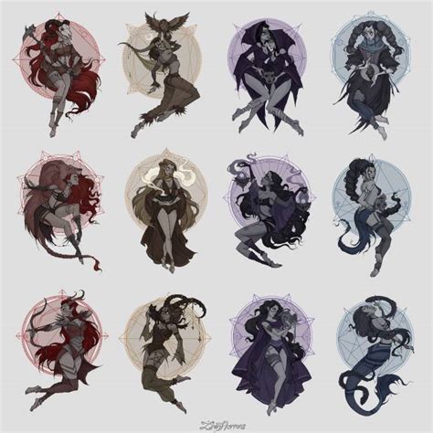 Witchy Zodiac Astrological Signs Art Series Media Chomp